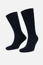 Mısırlı Erkek Merserize Tekli Uzun Çorap Lacivert