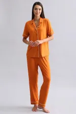 Mısırlı Kadın Modal Pijama Alt Pas Kırmızı