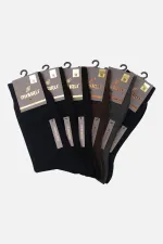 Mısırlı Erkek Merserize Kutulu 6 Çift NAKIŞLI Süper İnce Soket Çorap Çok Renkli