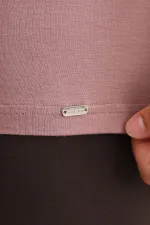 Mısırlı BAMBOO ZEUS LUXURY Regular Fit Crew Neck Athletic Tank Top / T-Shirt Lavender