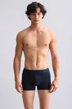 Mısırlı ORGANIC Pamuklu Compact Cotton Klasik Boxer Lacivert