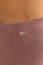 Boxer ZEUS LUXURY coupe classique avec emblème métallique, couleur lavande, en coton biologique égyptien.