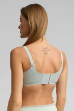 Soutien-gorge fantôme bleu avec détails en dentelle
