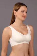 Mısırlı New Bra Unpadded Ghost Bralette Bra, Ecru