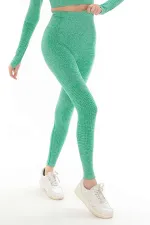 Mısırlı Women's Sports Leggings Set, Green