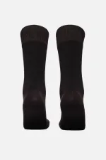 Mısırlı Erkek Modal Tekli DİABETİKER Lastiksiz Uzun Soket Çorap Kahverengi