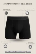 Mısırlı Modal By TENCEL SPARTACUS PLUS PERFORMANCE Long Boxer Petrol