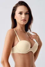 Mısırlı New Bra B Cup Extra Push Up Basic Bra in Beige
