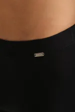 Mısırlı ORGANIC Pamuklu ZEUS LUXURY Regular Fit Metal Armalı Long Boxer Siyah