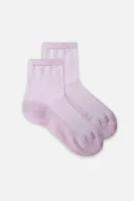 Mısırlı Kadın Merserize Tekli Soket Çorap Pembe