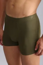 Boxer coupe classique en bambou égyptien ZEUS, kaki foncé