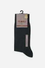 Mısırlı Men's Mercerized Single Summer Ankle Socks Green