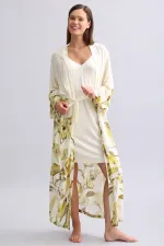 Robe longue tissée verte pour femme égyptienne