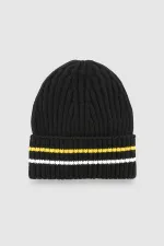 Bonnet rayé égyptien pour homme - Jess Noir