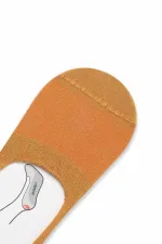 Mısırlı Kadın Bambu Tekli Yazlık Babet Çorap Hardal