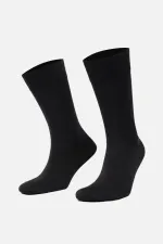 Mısırlı Men's Mercerized Single Summer Ankle Socks Dark Gray