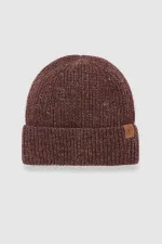 Ensemble bonnet et gants en laine unisexe - Brun clair