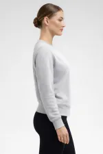 Women's Medium Size Sweatshirt Grey Melange