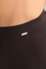 Mısırlı BAMBU ZEUS LUXURY Regular Fit Metal Armalı Long Boxer Kahverengi