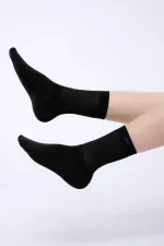 Mısırlı Kadın Modal Tekli Soket Çorap Siyah