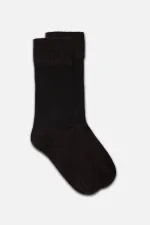 Mısırlı Erkek Modal Tekli DİABETİKER Lastiksiz Uzun Soket Çorap Kahverengi