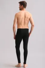 Sous-vêtement thermique en bambou égyptien / Leggings noirs