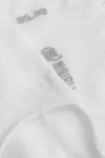 Mısırlı Kadın Modal Tekli Yazlık Babet Çorap Beyaz