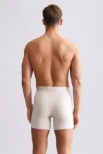 Mısırlı Modal By TENCEL SPARTACUS PLUS PERFORMANCE Long Boxer Toprak Bej