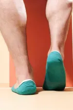 Mısırlı Erkek Bambu Tekli Yazlık Babet Çorap Mavi