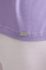 Mısırlı BAMBOO ZEUS LUXURY Regular Fit V-Neck Undershirt/T-Shirt Purple