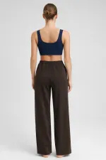 Mısırlı Women's Straight Pants Brown