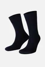 Mısırlı Men's Mercerized Single Super Thin Sock Navy Blue