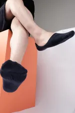 Mısırlı Erkek Modal Tekli Yazlık Babet Çorap Mavi