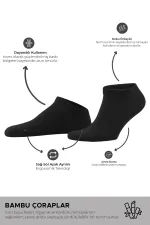 Chaussettes noires unisexes égyptiennes en bambou, lot de 7.