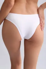 Mısırlı Modal By TENCEL HERA Brief İnce Lastikli 3'Lü Slip Külot Beyaz