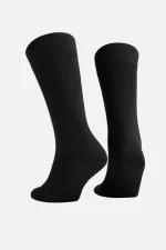 Chaussettes égyptiennes pour hommes, en modal, à une seule chaussette, noires
