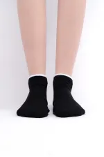 Mısırlı Kadın Modal Tekli Yazlık Sneaker Çorap Siyah