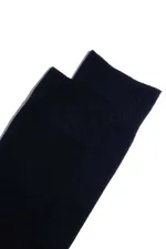 Mısırlı Men's Mercerized Single Super Thin Sock Navy Blue