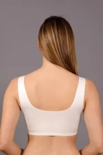 Mısırlı New Bra Desteksiz Hayalet Bralet Sütyen Ekru