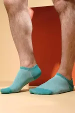 Mısırlı Erkek Modal Tekli Yazlık No Show Çorap Mavi