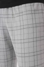 Mısırlı Erkek Pamuk Ekoseli Alt Pijama Gri Mısırlı Erkek Pamuk Ekoseli Alt Pijama Gri