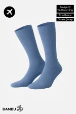 Unisex Bamboo Flight and Pilot Knee-High Socks with Special Strengthening Technology, Navy Blue Unisex Bamboo Flight and Pilot Knee-High Socks with Special Strengthening Technology, Navy Blue