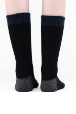 Mısırlı Women's Lambswool Single Socket Socks Black