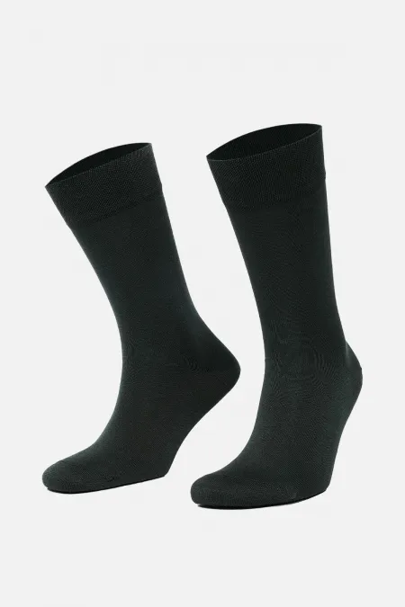 Mısırlı Men's Mercerized Single Summer Ankle Socks Green