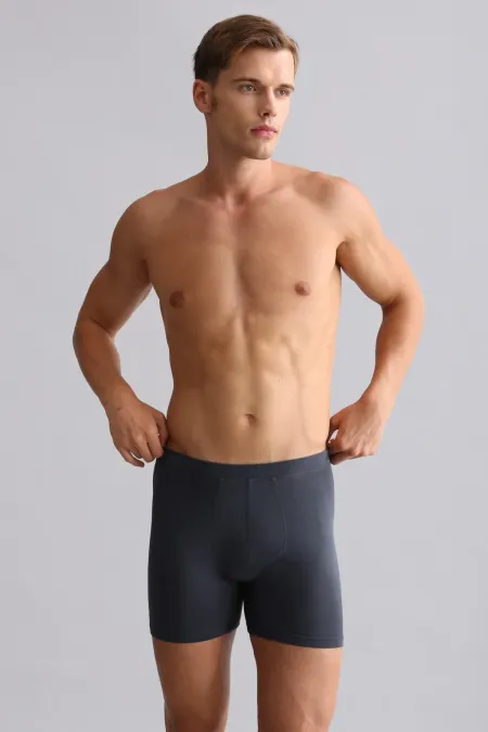 Mısırlı BAMBOO ZEUS Regular Fit Long Boxer Anthracite