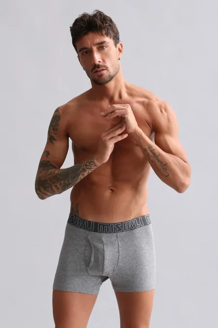 Modal By TENCEL SPARTACUS PERFORMANCE Boxer Shorts Grey (from Egypt)