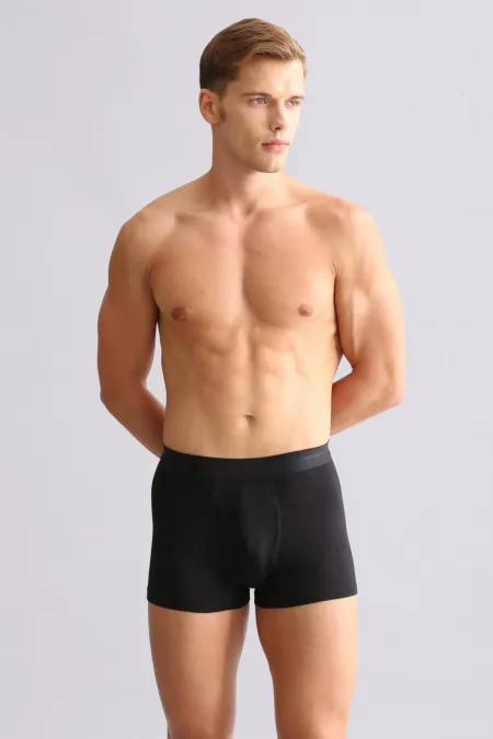 Modal By TENCEL SPARTACUS PLUS PERFORMANCE Boxer Shorts Black (from Egypt)