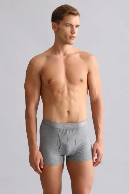Mısırlı Modal By TENCEL SPARTACUS PLUS PERFORMANCE Boxer Gri Melanj