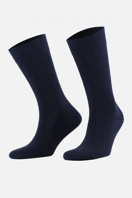 Mısırlı Erkek Bambu Tekli Soket Çorap Lacivert
