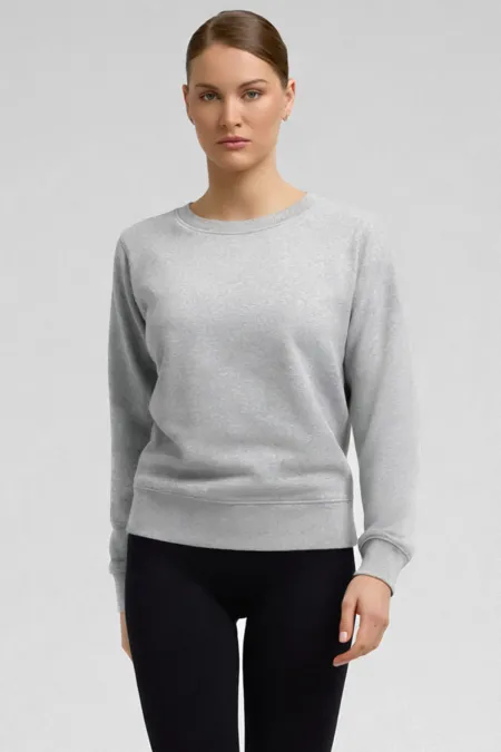 Women's Medium Size Sweatshirt Grey Melange